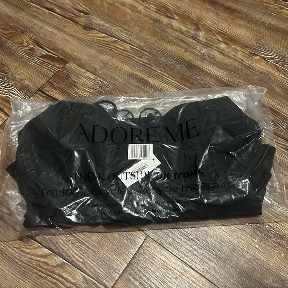 Adore Me Anabee One Piece Swimsuit Swim Suit Swimwear - Jet Black - Picture 5 of 8